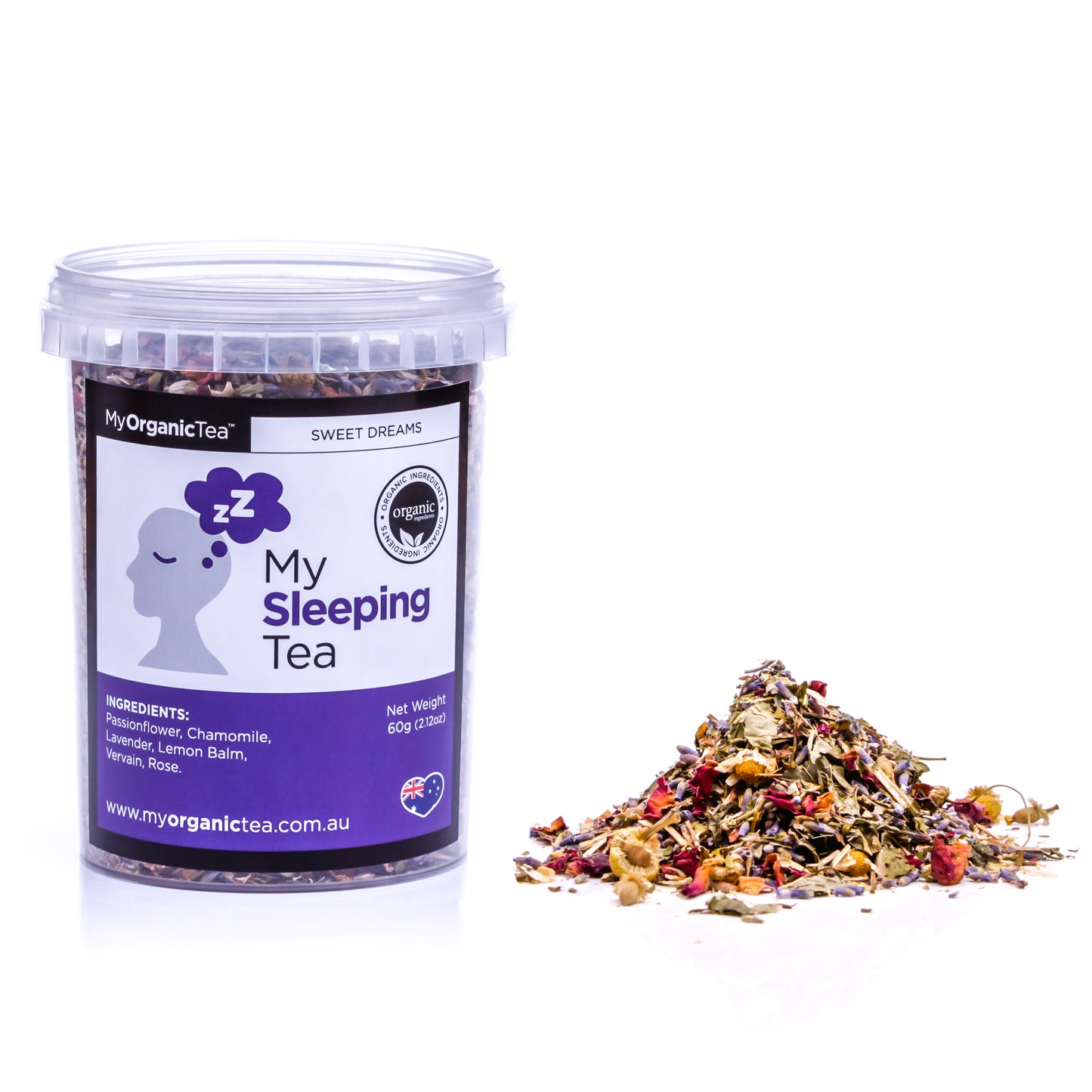 Organic Tea Australia -My Sleeping Tea 60 Grams (30 Serves)