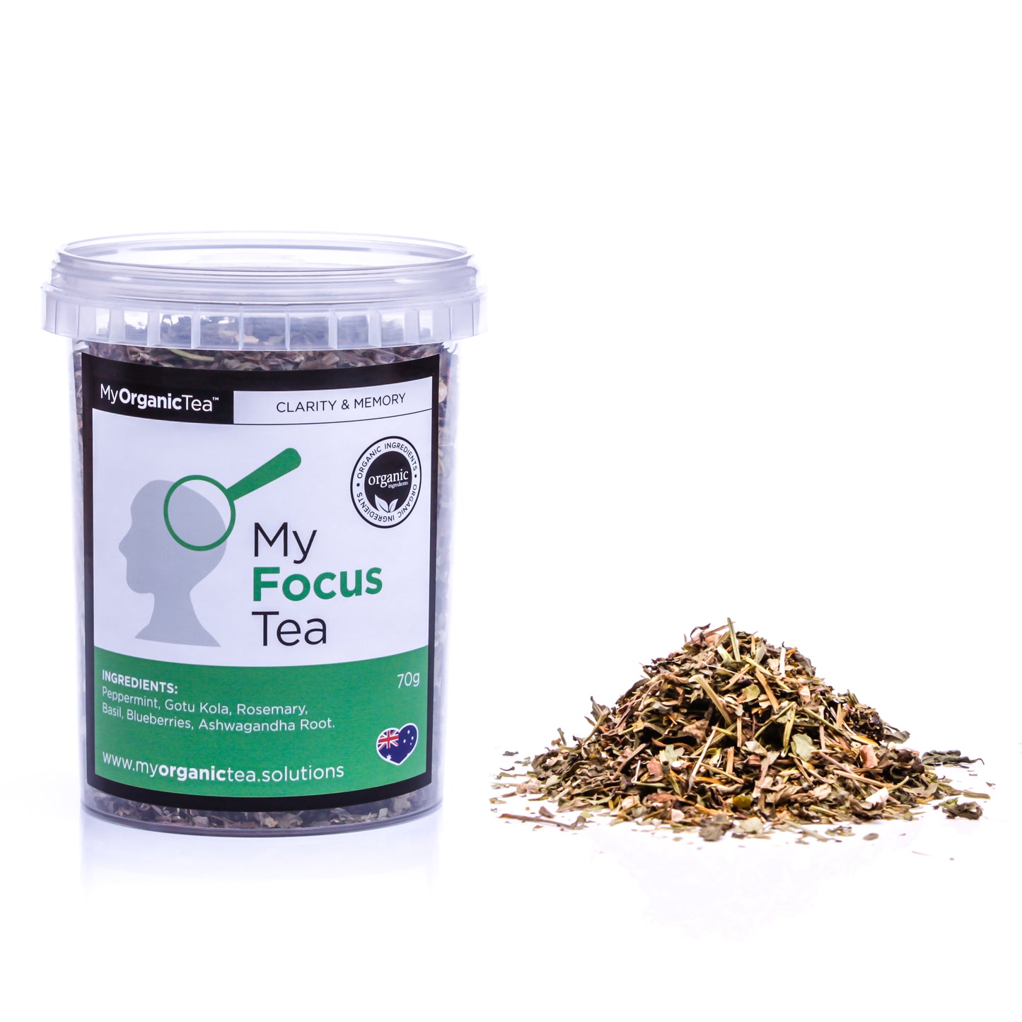 organic tea australia-My Focus Tea 60 Grams (30 Serves)