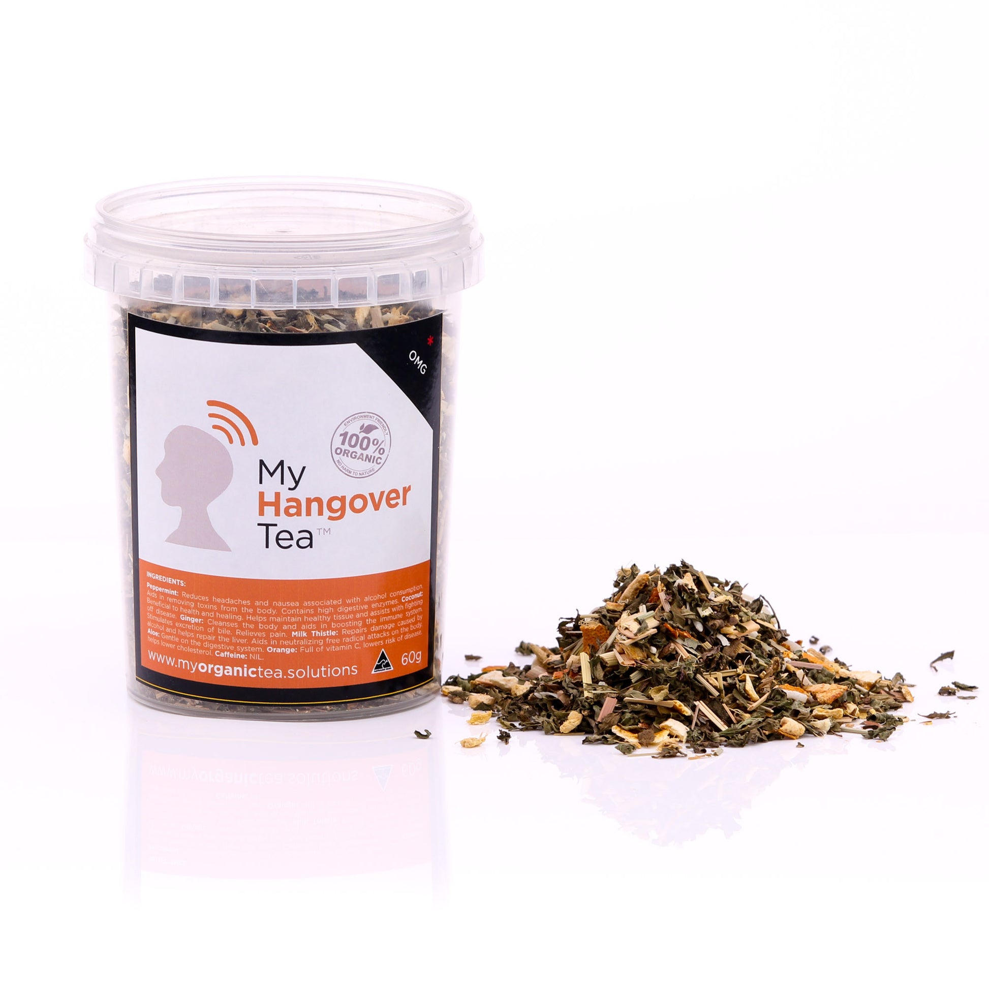My Hangover Tea 60 Grams (30 Serves) - OrganiTea Australia