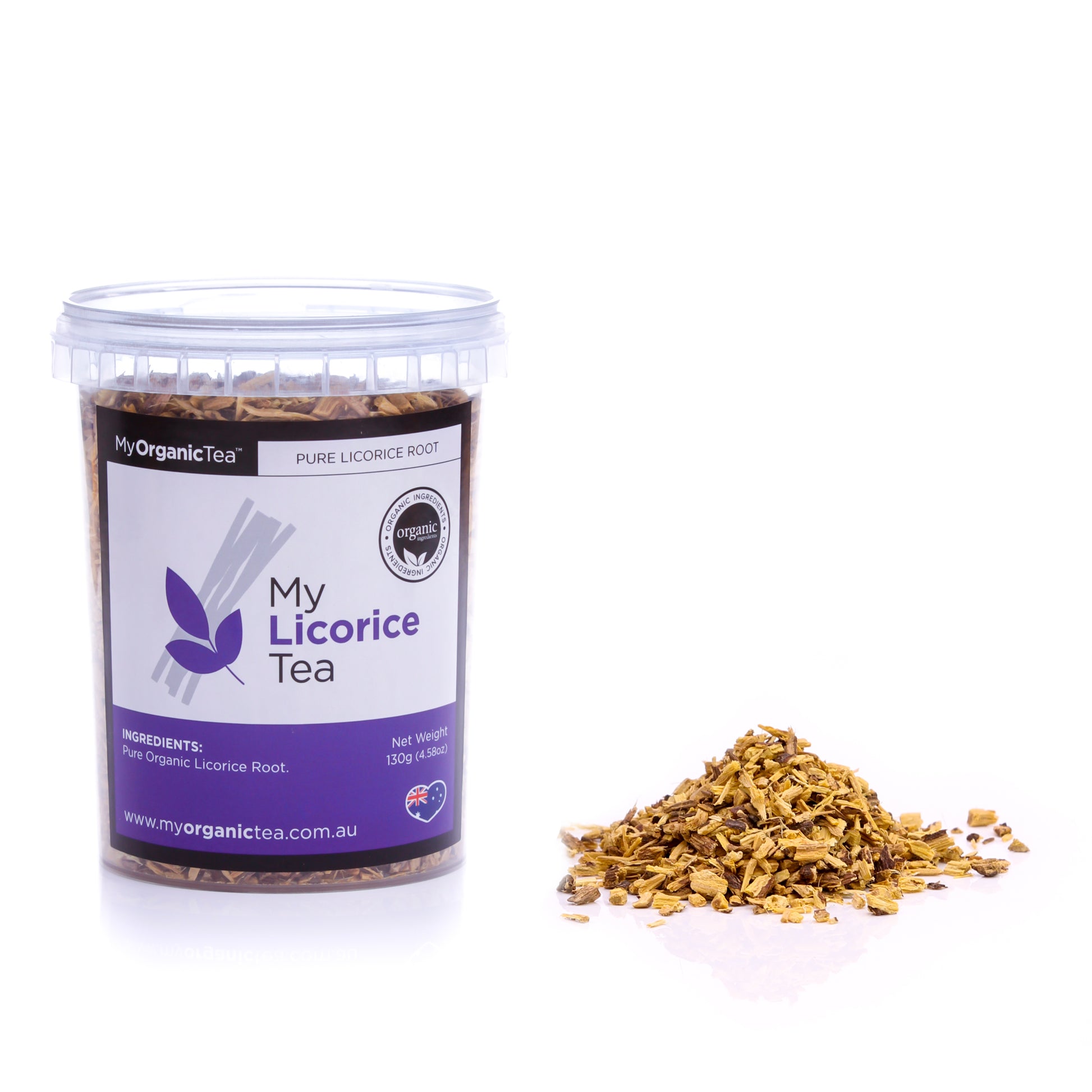 My Licorice Tea 130 Grams (40 Serves) - OrganiTea Australia